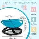 Spinning Chair for Autistic kids, Sensory Chair for Kids Autism, Swivel Chair for Children with ADHD, Sit and Spin Calming Gift to Improve Focus, Body Balance, Sensory Toy for Toddler 3 to 10, Small