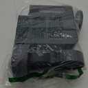 Gardner Pet Automatic Gravity Cat Food Feeder and Water Dispenser Stainless Steel Two-in-One Set Large Capacity Dispenser for Pets Dogs, Puppies, Kittens-(0.8 Gallons x 2) (Black Grey)