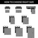 Ameritex Waterproof Dog Bed Cover Pet Blanket for Furniture Bed Couch Sofa Reversible (30x53 Inch (Pack of 1), Chocolate+beige)