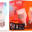 LIFX Smart Light Bulbs A19 E26 (2 Pack), Color Changing RGB + Warm White 1100 Lumens Tunable LED, 11W, Matter Compatible, Apple HomeKit, Alexa & Google Home, Dimmable