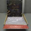 Recipe Binder with Plastic Sleeves, Full Page Cards and Dividers, Recipe Binder 8.5x11 3 Ring, Blank Recipe Book Binder to Write in Your Own Recipes (Black Floral)