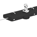CURT 60607 Double Lock Gooseneck Hitch with 2-5/16-Inch Flip-and-Store Ball, 30,000 lbs