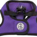 Huxley & Kent Hudson Walking & Training Harness - Purple (Large, 22-35lbs) - Easy Control Step-in Mesh Vest Harness with Reflective Strips for Safety - H&K