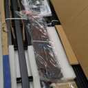 ROIL 14 inch Metal Queen Bed Frame with Rounded Corner and Headboard Hole Mattress Retainers 3500LBS Heavy Duty Steel Slats No Box Spring Needed Platform Noise-Free Easy Assembly