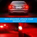 7443 LED Bulb Red, Brake Light Bulb Rear Tail Light Blub Super Bright, 7440 T20 LED Bulb Parking Light Stop Light Bulbs Replacement Lamp for Cars RV (2 Packs)