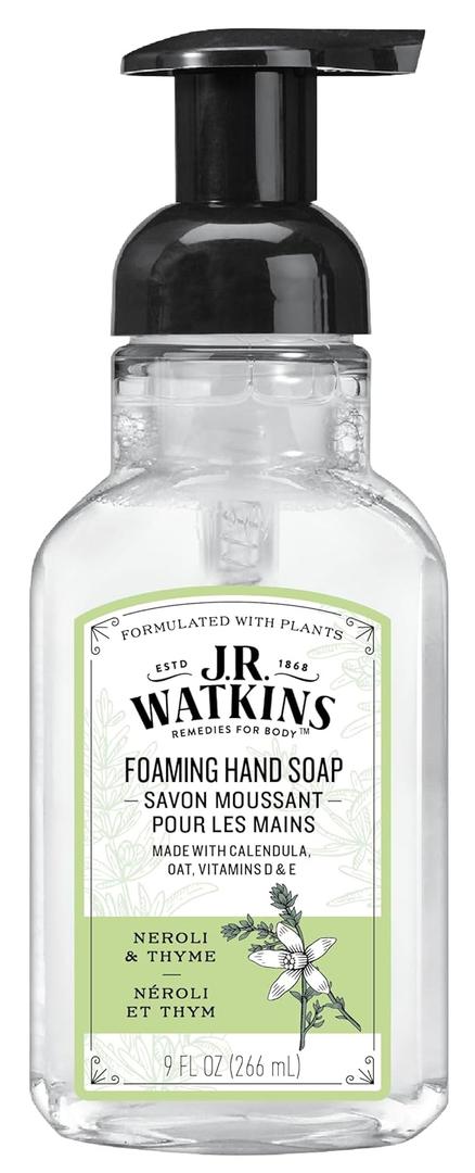 J R Watkins Foaming Hand Soap, Neroli & Thyme, 9 fl oz (266 ml)