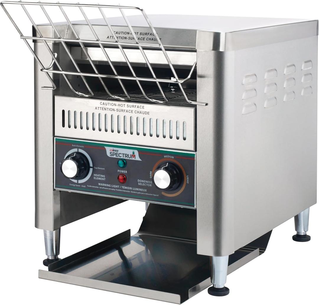 Winco ECT-700 Commercial Conveyor Toaster, 700 Slices/Hour