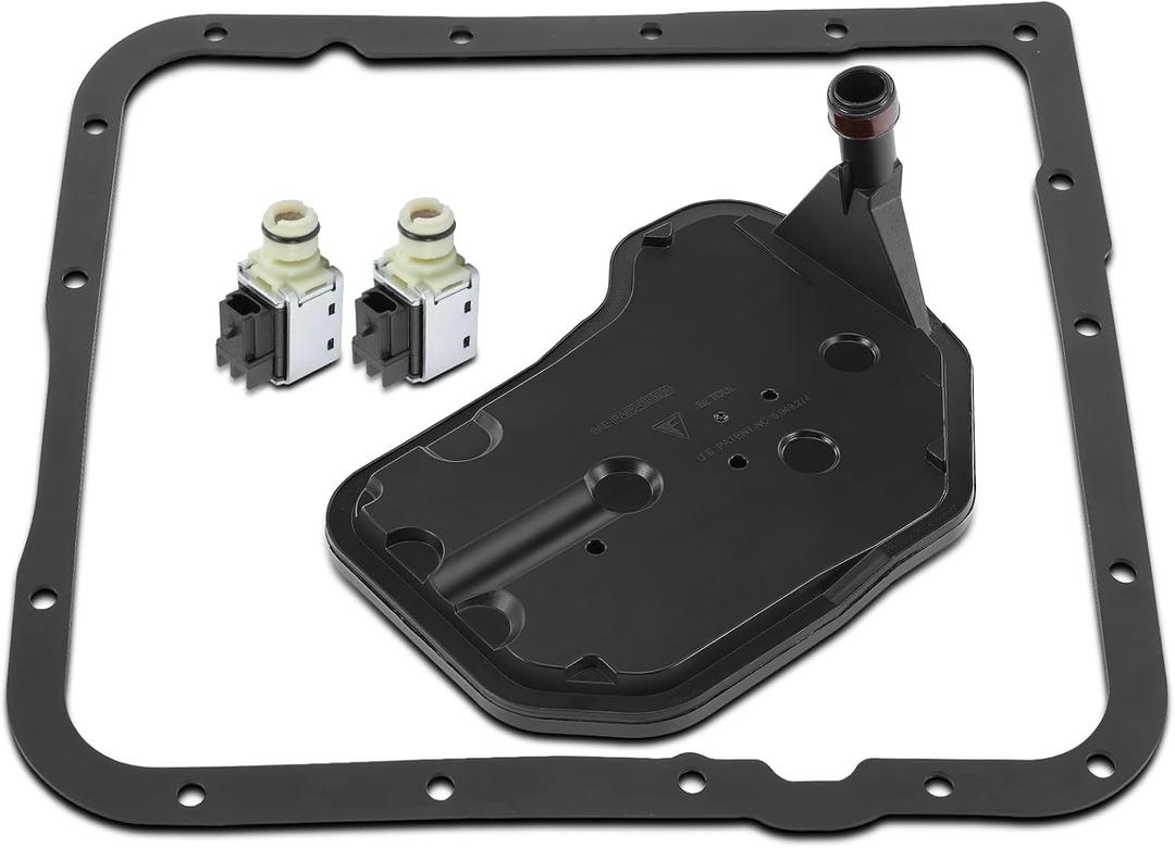 A-Premium Transmission Shift Solenoid Compatible with Chevrolet Impala, Silverado 1500/2500, Tahoe & GMC Sierra 1500, Yukon & Cadillac Escalade & Buick Rainier & More, Automatic 4 Speed Transmission