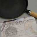 10 inch Cast Iron Crepe Pan, Cast Iron Tawa Dosa Tortilla Pan, Flat Skillet for Roti Dosa Comale