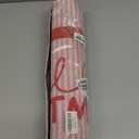 Red and White Striped Christmas Door Mat, Merry Bow Doormat Indoor Outdoor Entrance Entryway, Xmas Tree Ribbon Welcome Mats for Front Porch, 30x18 Inches