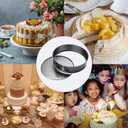 Springform Pan Set 9" 12" - Grey Nonstick Cheesecake Round Cake Pans With Removable Bottom for Thanksgiving Christmas Baking (Gray)