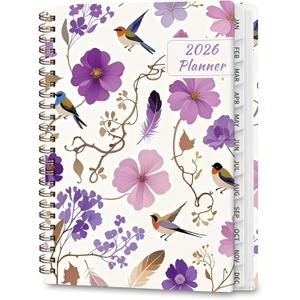 4 x 2026 Planner, Weekly and Monthly Calendar Academic Planner, Jan 2026 - Dec 2026, Planning Agenda Book for Desk Accessories and School Supplies - A5 (6.3'' x 8.5'')