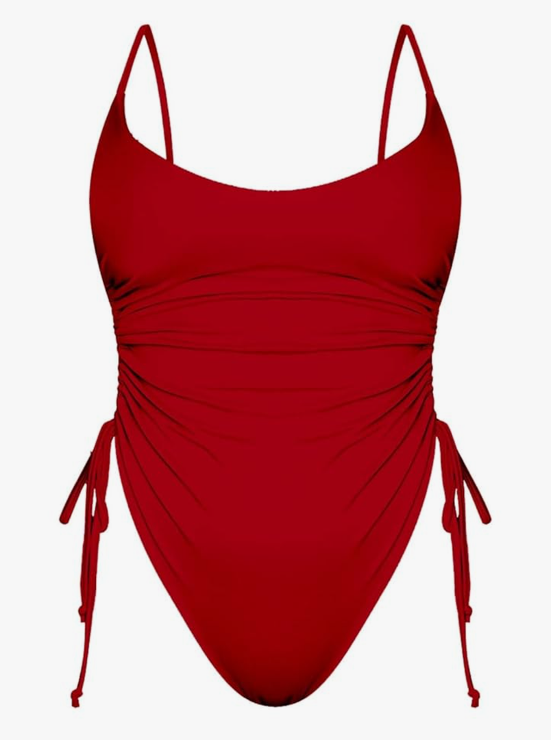 Women's Sexy One Piece Bathing Suit Tummy Control Swimsuit Size L