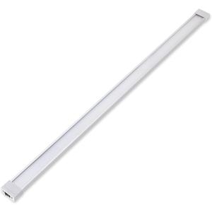 Raycharm RV Cargo LED Interior Area Lighting 42.5" x 2.0", 6000K Cool-White Even Diffused Beam, High Light-Output Low Ampere, Compact for Limited Space Mount, 12V/24V DC, On/Off Rocker Switch, 1-Pack