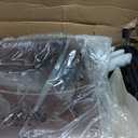 HeuGah Counter Height Bar Stools Set of 3, Brown Barstools with Back Support 26 Inch Faux Leather Bar Stools for Kitchen Island Counter Height Bar Chairs with Metal Legs