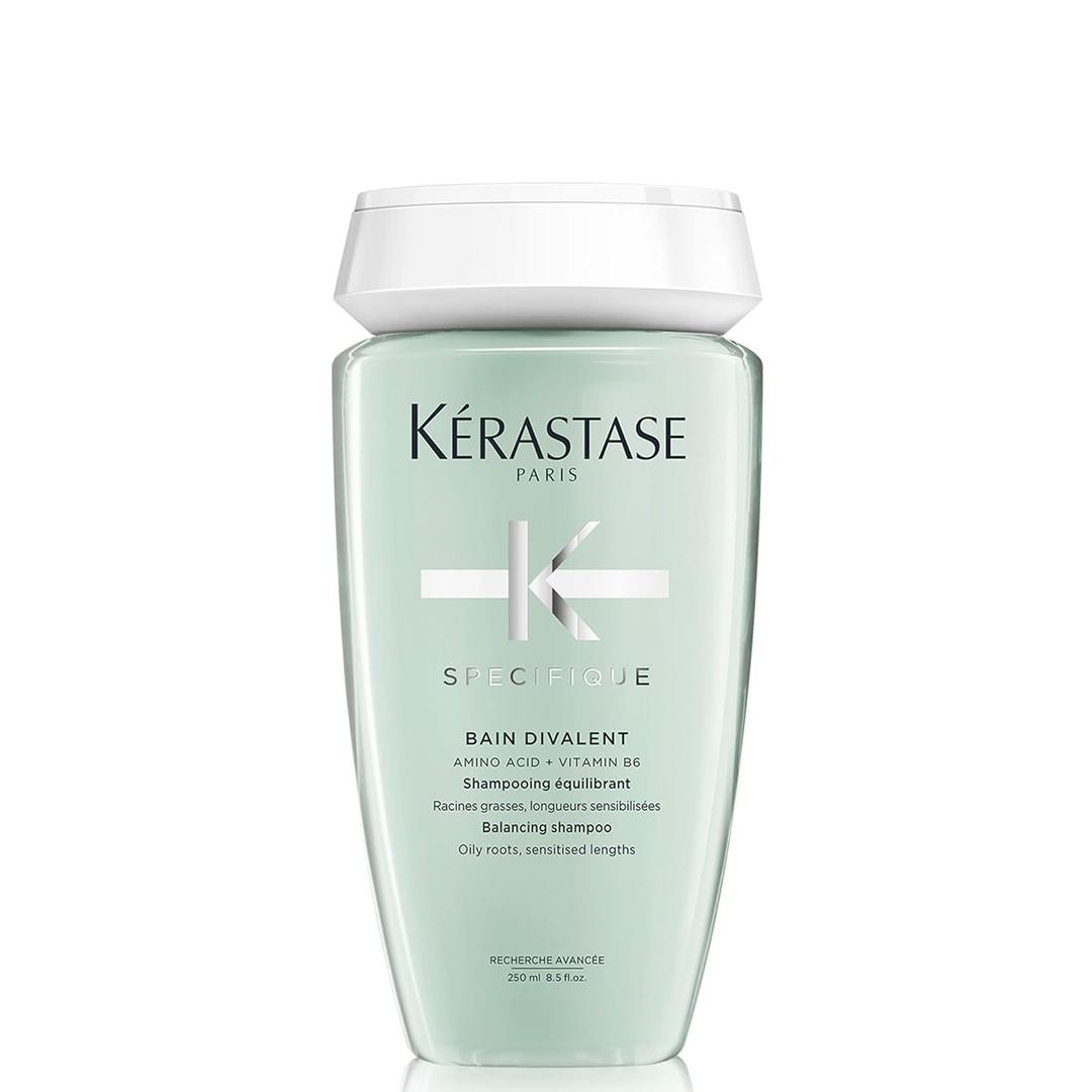 Kerastase Specifique Balancing Shampoo For Oily Scalp & Hair - Cleanses Oil From Roots and Hydrates Dry Hair Ends (8.5 Fl Oz (Pack of 1))