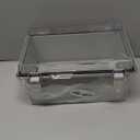 TICONN Outdoor Electrical Box Waterproof, Junction Box IP67 ABS Plastic Enclosure with Hinged Cover with Mounting Plate, Wall Brackets, Cable Glands (Clear, 11"x7.5"x5.5")