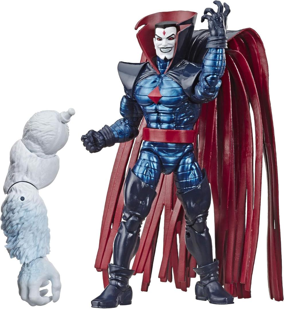 Marvel Classic Hasbro Marvel Legends Series 6" Collectible Action Figure Mister Sinister Toy (X-Men/X-Force Collection) – with Wendigo Build-A-Figure Part, Brown/A
