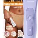 Bikini Trimmer for Women, Pubic Hair Trimmer Shaver for Women -Waterproof Hair Shaver Razors, LADYSPOT Shaving Sets,with 3 Guards,Replaceable Hypoallergenic Ceramic Blade,Wet/Dry(Purple)