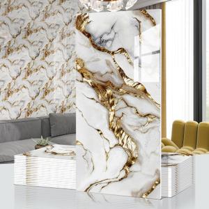 Marble Peel and Stick Backsplash 23.6 x11.8 in, 20PCS