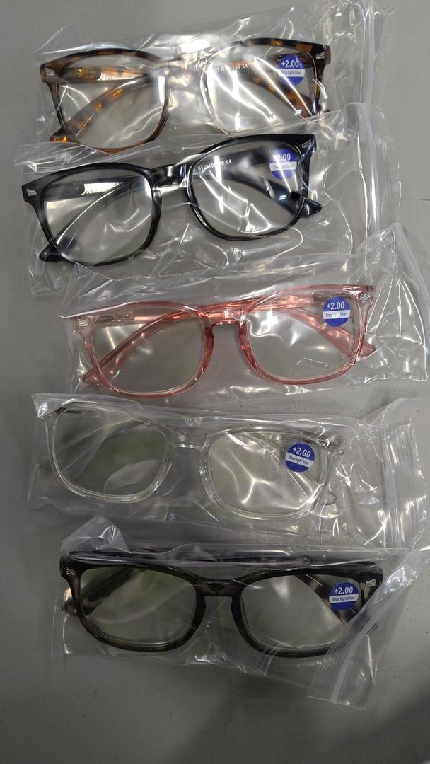 CCVOO Reading Glasses for Women/Men, Eyeglasses, Blue Light Readers for Women/Men, Computer Eye Glasses, Cheaters (*C1 Mix), +2.00