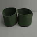 CubesLand Cube Shelf Closet Storage Baskets Bins Set 2,Woven Basket for Organizing/Storage,Long-lasting &Skin-friendly Toy Storage Basket Bin,Stylish Room Decor Basket,Cotton Rope Basket Green