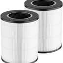 AP-T20 Replacement Filter Compatible with Homedics AP-T20 Air Purifier Filter, 3-in-1 Total Clean Tower Higher Grade Type Filters Replacement for AP-T20WT AP-T20BK, Part#AP-T20FL, 2 Pack