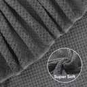 HOMEXCEL 6 Pack Bath Towel Set, (24 x 48 Inches) Microfiber Ultra Soft Highly Absorbent Bath Towels, Lightweight and Quick Drying Towels for Hotel, Bathroom, Spa and Beauty Parlor, Grey