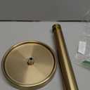 Ivilon Countertop Paper Towel Stand - Steady and Easy Tear - Fits All Paper Towel Rolls - Warm Gold