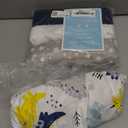 Plushii Crib Sheets for Baby Boys 4 Pack, 28"x 52" Extra Soft Microfiber Crib Sheet Set for Standard Crib & Toddler Mattress Pad, Dinosaur & Elephant & Stars & Navy Blue