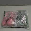 Silicone Baby Feeding Set, 18PCS Baby Led Weaning Supplies, Eating Essentials Utensils with Suction Plate and Bowl, Adjustable Silicone Bib, for 6+ Months (Pink+Green)