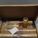 LED Candles, Battery Operated Upgraded Realistic Home Decoration (Gold) 9 pack