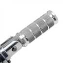 TOFR Aluminum Forward Controls Foot Pegs for Harley Dyna Street Bob FXDB 2006-2017 Super Glide FXD FXDC FXDX Low Rider FXDL 2000-2017 (Polished Silver)