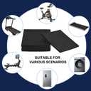 6 Pack Treadmill Mat Pads, Exercise Equipment Mat for Floor Protection, High Density Anti Vibration Pad for Treadmill, Walking Pad, Exercise Bike, Washing Machine and Floor Protection