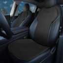 TOPABYTE Seat Cover Custom Fit for Tesla Model Y Juniper 2020-2026 Front and Rear Car Seat Cushion Protector Pad Set All Seasons Comfortable and Breathable (Without Logo)