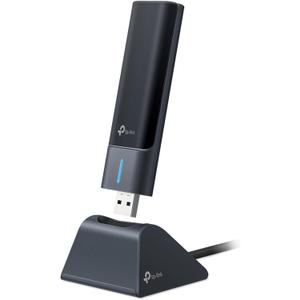TP-Link WiFi 6E USB Adapter for Desktop PC - (Archer TXE50UH) AXE3000 Tri-Band Wireless Network Adapter, Ultra-Low Latency, MU-MIMO, OFDMA, Refined Security, WPA3, Supports Windows 11/10