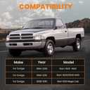 maXpeedingrods 3.5" Front Leveling Kit for Dodge Ram 1500 2500 3500 4WD 1994-2013, Lift Coil Spring Spacers for Pickup Trucks