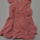 Toddlers and Baby Girls' Woven Ruffle Sleeve Dress (3T, Peach)