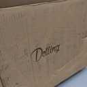 DELLING 3 Tier Serving Tray Set 16 Inch, Large Porcelain Tiered Platters with Collapsible Stand - Serving Dishes for Entertaining Dessert Table Party, Easy Assembly, White