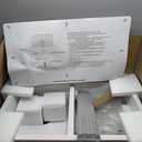 33 Granite Composite Kitchen Sink - Couoko 33x19 Inch Undermount Granite Kitchen Sink White Quartz Sink Under Counter Double Bowl Sink Basin 50/50