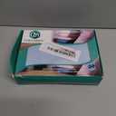 2 Pack Euro Pillow Shams 26x26  600 Thread Count 100% Organic Cotton Sky Blue Square Pillow Covers with 2 Inch Flange, Soft & Smooth Premium Hotel-Quality Pillowcases Set of 2