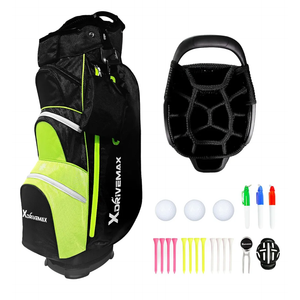 Golf Cart Bag,Premium 15 Way Golf Club Bag with Rain Cover,Cooler,and Accessory Kit for Men and Women