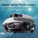 POOLPURE Cordless Robotic Pool Cleaner with Dual 30W Motors, 5000mAh Battery, 110-Min Runtime, 6000mAh Battery, Fine Debris & Algae Removal