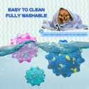 2 Pcs Tough ETPU Dog Balls for Aggressive Chewers - Bouncy, Interactive Floating Chew Toys for Fetch & Water Play with Small Medium Dogs