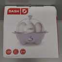 Dash Rapid Egg Cooker - Boiler, Poacher & Steamer - Includes Measuring & Recipe Guide - Dishwasher Safe - BPA Free - Holds 7 Eggs, Lavender