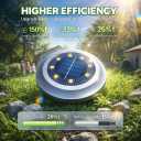 Solar Lights Outdoor,12 Pack Solar Garden Lights for Pathway,Yard,Deck,Lawn,Patio,Walkway,Driveway,StepBlue