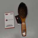 Torino Pro Wave Brush #1130 - By Brush King - Medium Hard Oval Palm/Military with Long Handle 360 Waves Brush