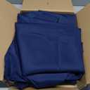 sancua Navy Blue Round Tablecloths 70 Inch, 6 Pack - Circle Fabric Cloth Table Cloths for Wedding Party Banquet Birthday, Washable Polyester Table Cover (Fit 20-58 Inch Tables)