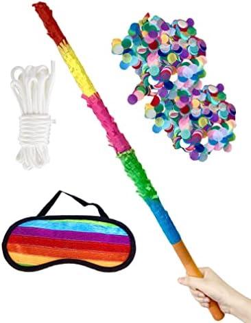 ZCFIFDGB 32-Inch Pinata Sticks, Pinata Sticks That Won't Break, The Quality Is Veryvery Hard. Kids Can Enjoy Playing At The Pinata Party Without Worrying About It Getting Damaged. Pinata Sticks Kids Love