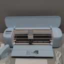 LOKLiK Cutting Machine 2 by HTVRONT - 5 in 1 Vinyl Cutter Machine with 5X Cutting Force, Cuts 100+ Materials, AI Painting, 13'' Smart Die Cutting Machine for All Crafts Cards 3D Arts Home Decor (Bubble Blue)